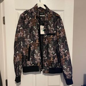 Members Only Black Floral Jacket